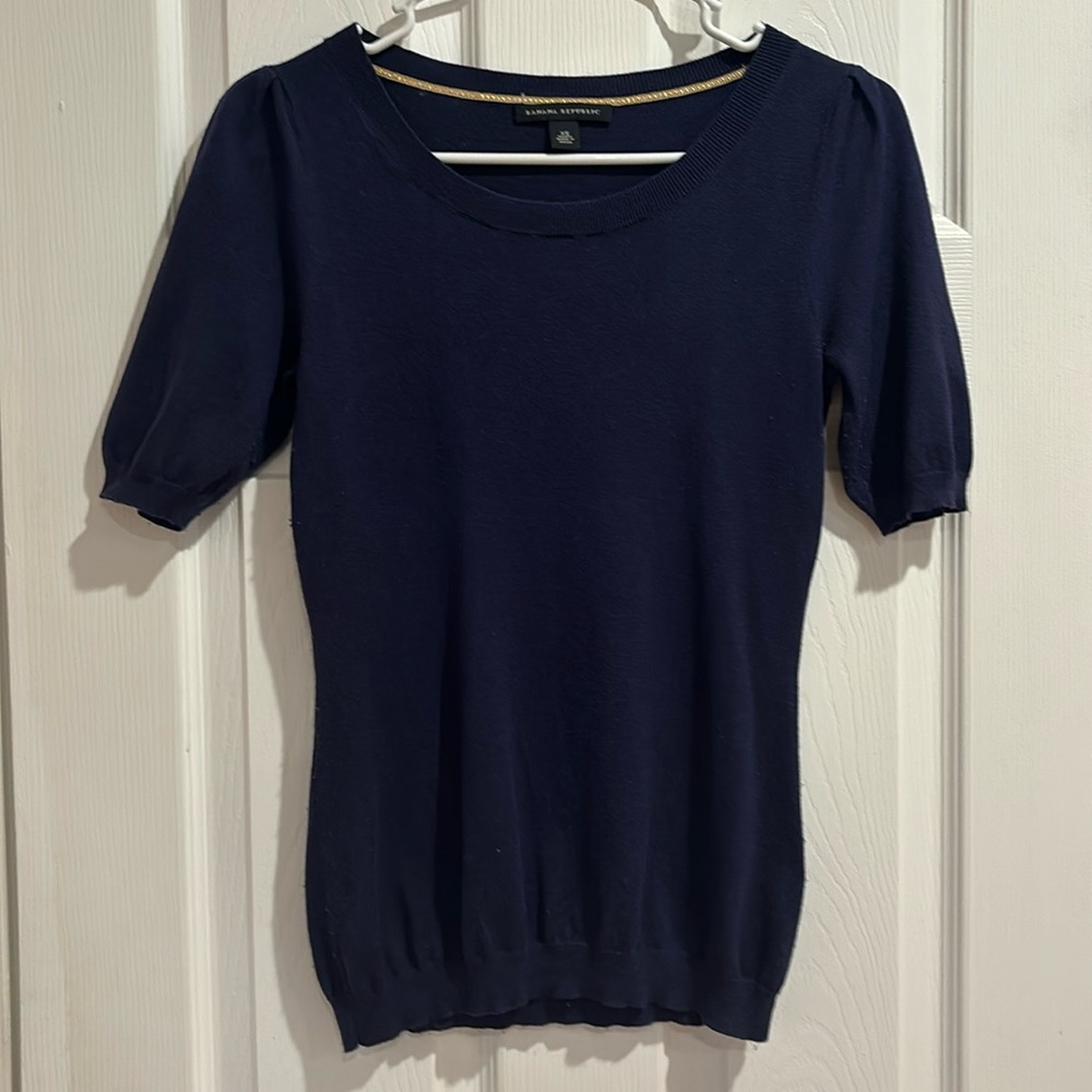 Banana Republic Silk-Blend Tee